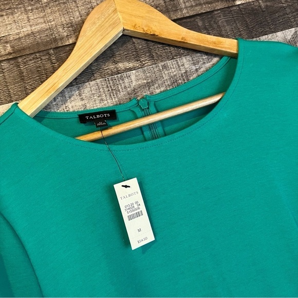 NWT Talbots Vivid Jade Business Casual Top - Picture 7 of 7